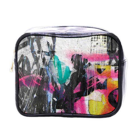 Graffiti Grunge Mini Toiletries Bag (One Side) from UrbanLoad.com Front