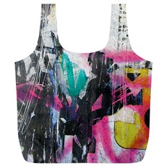Graffiti Grunge Full Print Recycle Bag (XL) from UrbanLoad.com Back