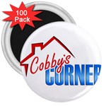 CobbysCorner Logo 10x10 3  Magnet (100 pack)