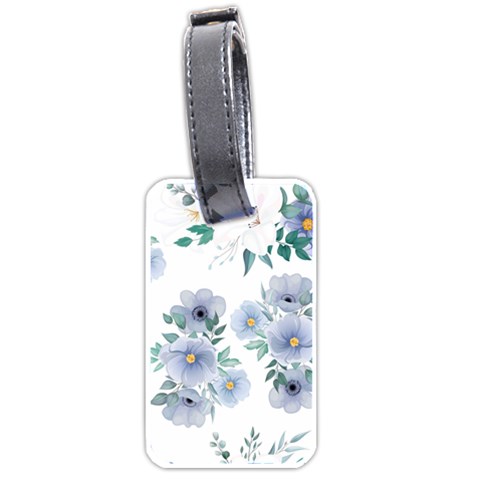 Floral pattern Luggage Tag (one side) from UrbanLoad.com Front