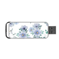Floral pattern Portable USB Flash (Two Sides) from UrbanLoad.com Back