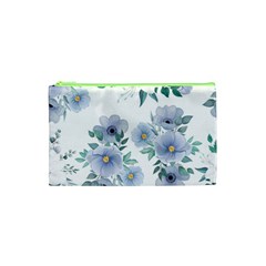 Floral pattern Cosmetic Bag (XS) from UrbanLoad.com Front