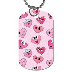Emoji Heart Dog Tag (Two Sides) from UrbanLoad.com Back