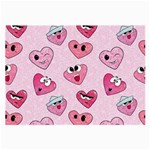 Emoji Heart Large Glasses Cloth