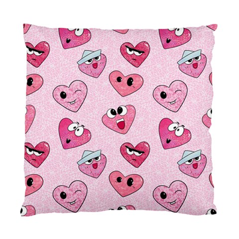 Emoji Heart Standard Cushion Case (Two Sides) from UrbanLoad.com Front