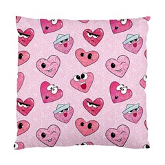 Emoji Heart Standard Cushion Case (Two Sides) from UrbanLoad.com Back
