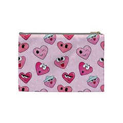 Emoji Heart Cosmetic Bag (Medium) from UrbanLoad.com Back