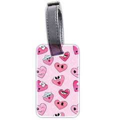 Emoji Heart Luggage Tag (two sides) from UrbanLoad.com Front