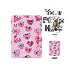 Emoji Heart Playing Cards 54 Designs (Mini) from UrbanLoad.com Front - Joker2
