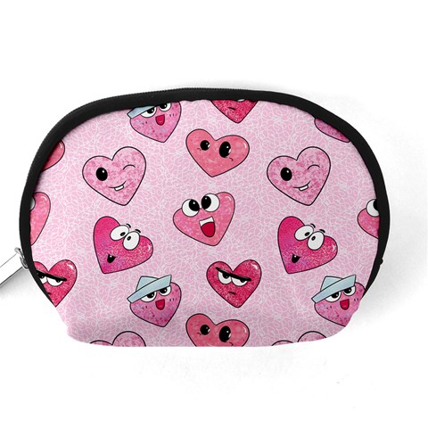 Emoji Heart Accessory Pouch (Medium) from UrbanLoad.com Back