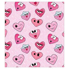 Emoji Heart Drawstring Pouch (Large) from UrbanLoad.com Front