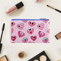 Emoji Heart Cosmetic Bag (XS) from UrbanLoad.com Back