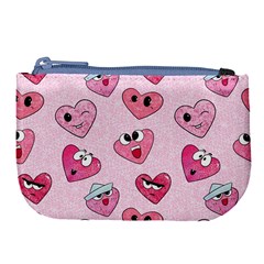 Emoji Heart Large Coin Purse from UrbanLoad.com Front