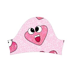 Emoji Heart Kids  Short Sleeve Velvet Dress from UrbanLoad.com Right Sleeve