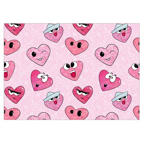 Emoji Heart Wristlet Pouch Bag (Small) from UrbanLoad.com Belt Loop
