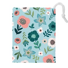 Flower Drawstring Pouch (5XL) from UrbanLoad.com Front