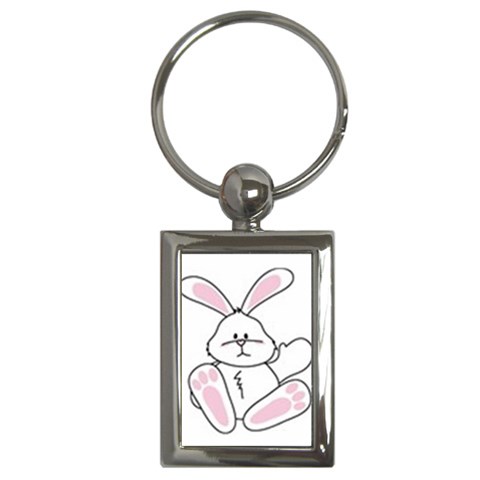bunny (Custom) Key Chain (Rectangle) from UrbanLoad.com Front