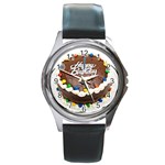 Birthday Cake Round Metal Watch