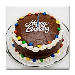 Birthday Cake Tile Coaster