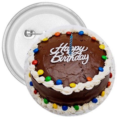 Birthday Cake 3  Button from UrbanLoad.com Front