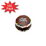 Birthday Cake 1  Mini Magnet (100 pack) 