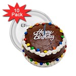 Birthday Cake 2.25  Button (10 pack)