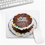 Birthday Cake Large Mousepad