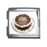 Birthday Cake Mega Link Italian Charm (18mm)