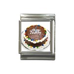 Birthday Cake Italian Charm (13mm)