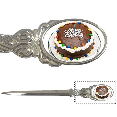 Birthday Cake Letter Opener from UrbanLoad.com Front