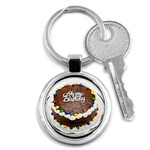 Birthday Cake Key Chain (Round)