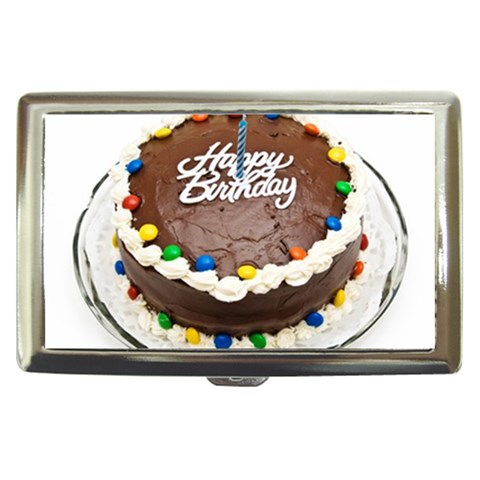 Birthday Cake Cigarette Money Case from UrbanLoad.com Front