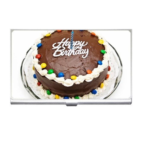 Birthday Cake Business Card Holder from UrbanLoad.com Front