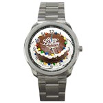 Birthday Cake Sport Metal Watch