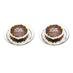 Birthday Cake Cufflinks (Oval)