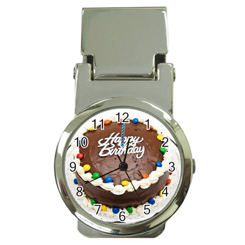 Birthday Cake Money Clip Watch from UrbanLoad.com Front