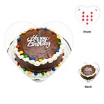 Birthday Cake Playing Cards (Heart)