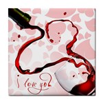 Wine Love Tile Coaster