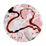 Wine Love Ornament (Round)