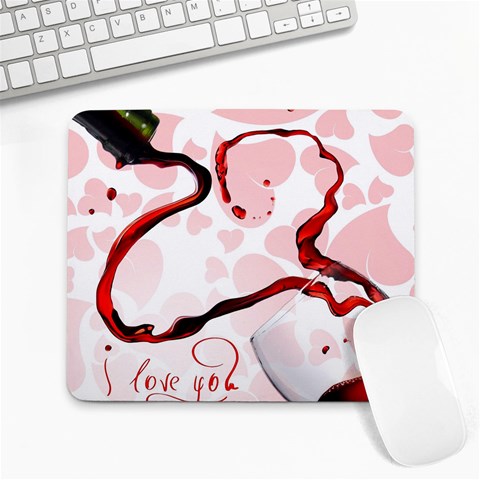 Wine Love Large Mousepad from UrbanLoad.com Front