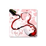 Wine Love Magnet (Square)