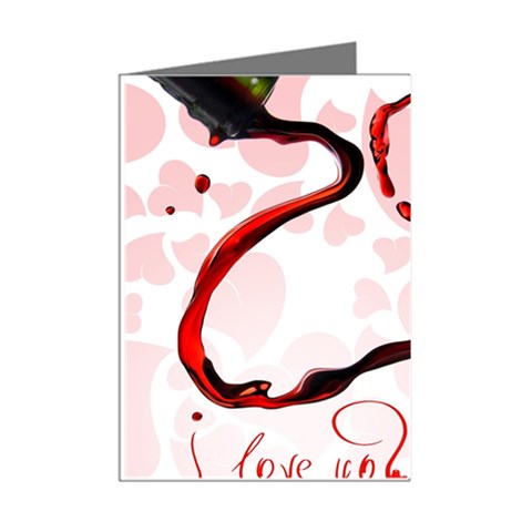 Wine Love Mini Greeting Cards (Pkg of 8) from UrbanLoad.com Right