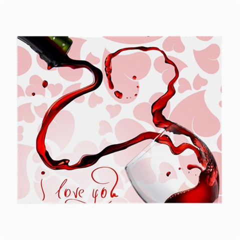 Wine Love Glasses Cloth (Small) from UrbanLoad.com Front