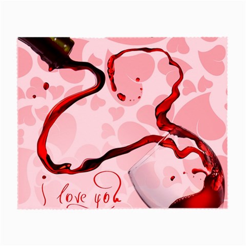 Wine Love Glasses Cloth (Small) from UrbanLoad.com Front