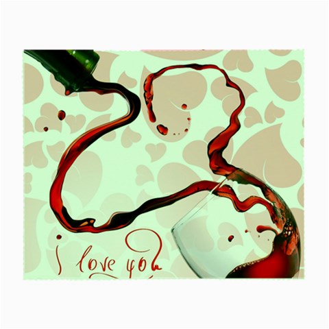 Wine Love Glasses Cloth (Small) from UrbanLoad.com Front