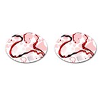 Wine Love Cufflinks (Oval)