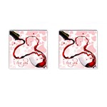 Wine Love Cufflinks (Square)