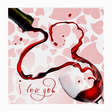 Wine Love Glasses Cloth (Medium) from UrbanLoad.com Front