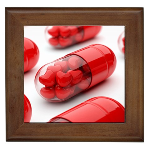 Heart Capsule Framed Tile from UrbanLoad.com Front