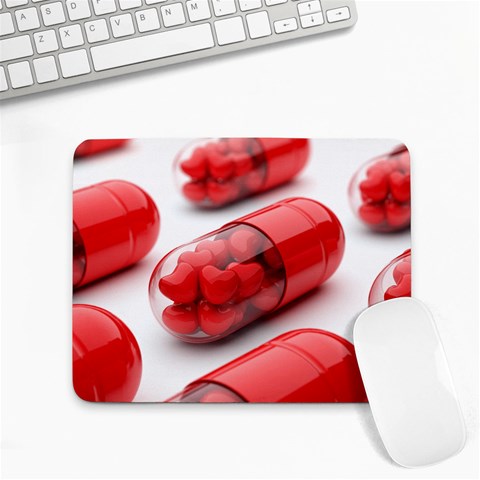 Heart Capsule Small Mousepad from UrbanLoad.com Front